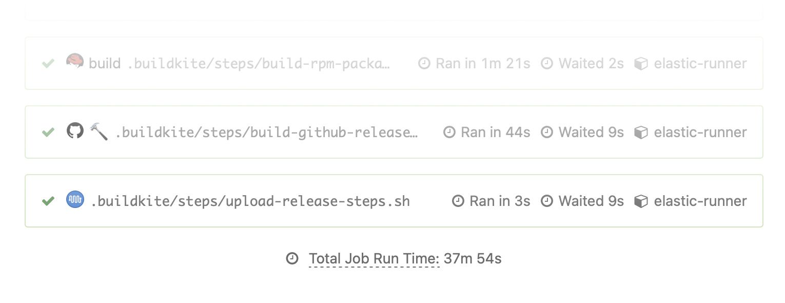 Total Job Run Time for a build